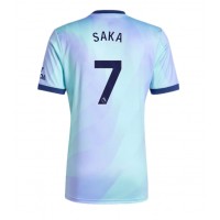 Maglia Calcio Arsenal Bukayo Saka #7 Terza Divisa 2024-25 Manica Corta